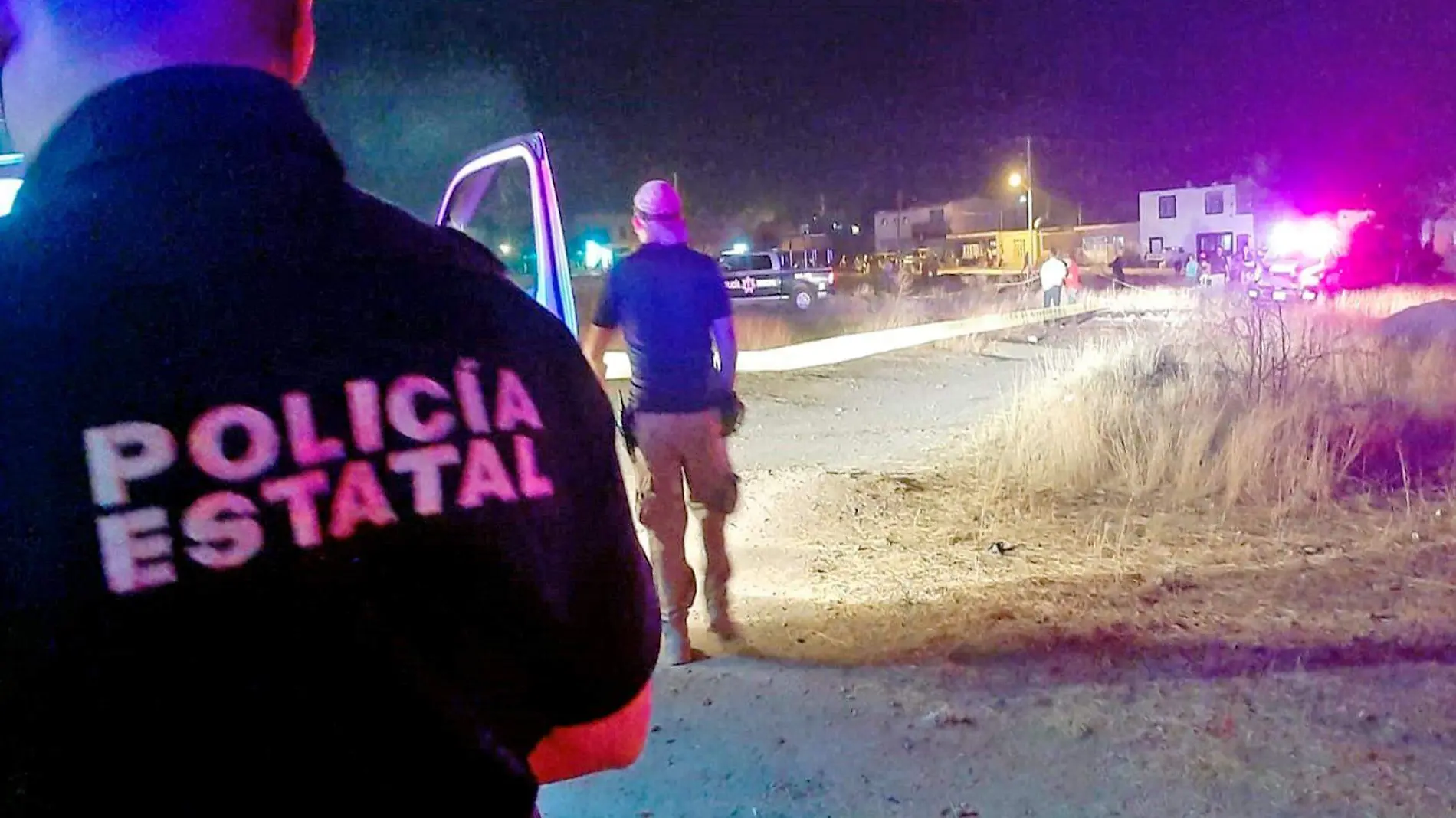 policia en escenario de riña